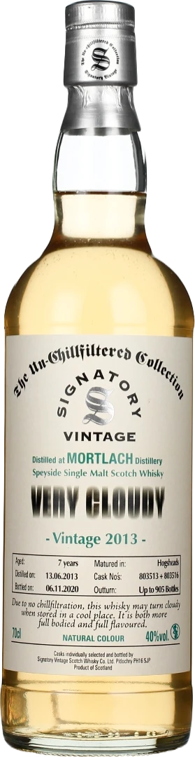 Mortlach 7 years Very cloudy