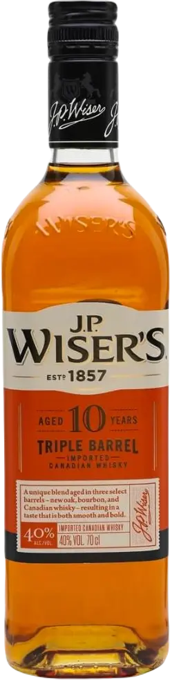 JP Wiser's 10 years Triple Barreled